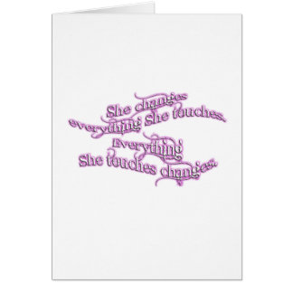 elle change tout qu'elle touche - la lueur pourpre