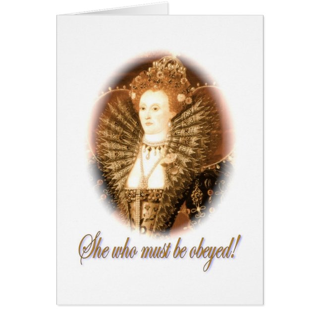 Elle doit être obéie (Devant)