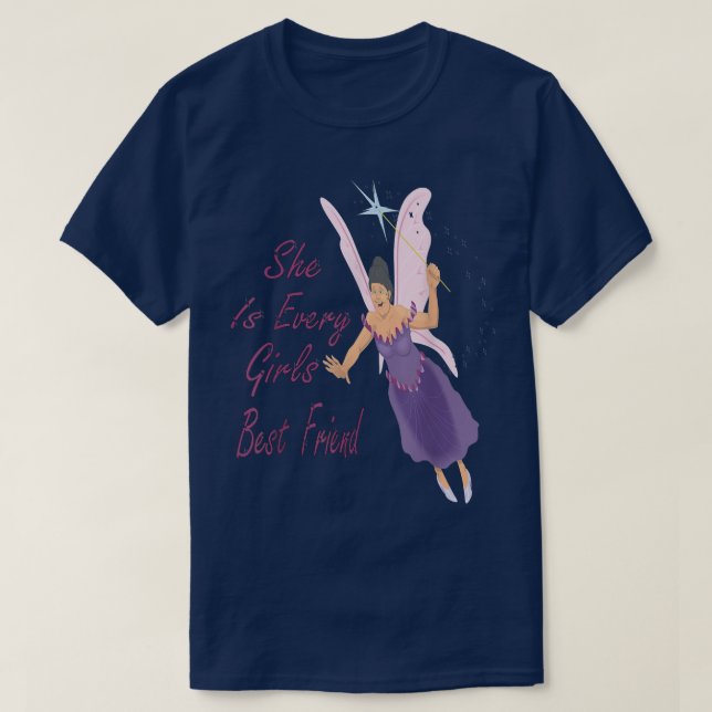 Elle Est Chaque Fille Meilleur Ami Fairy Tshirt Po (Design devant)