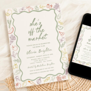 Elle est hors du marché Invitation pour une fête d