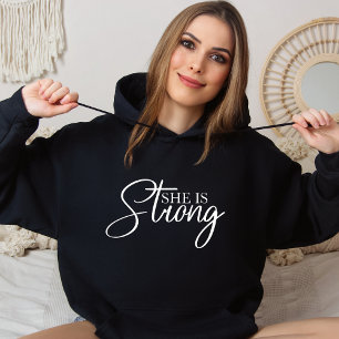 Elle est une forte Sweat - shirt à capuche religie