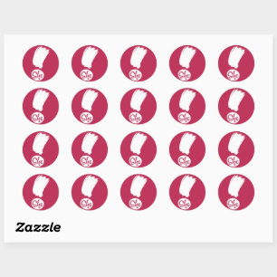 Elle Exclamation Stickers Design Blanc