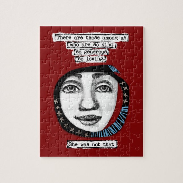 Elle N'Était Pas Le Puzzle De Jigsaw (Vertical)