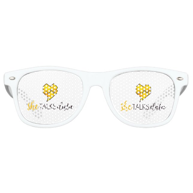 Elle Parle De Lunettes De Fête De Données (Devant)