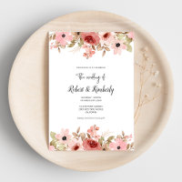 ELLE Pink Flower Elegant Wedding
