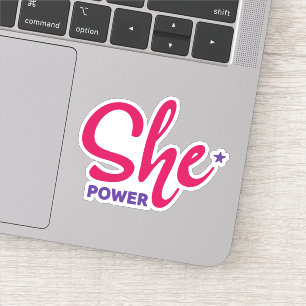 Elle Power Vinyl Sticker
