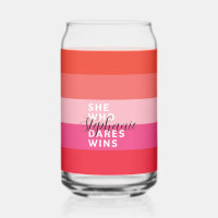 Elle Qui Ose Gagner Motivationnel Pink Stripes