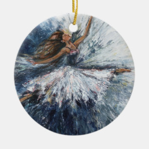 "Elle saute" Art Ornement