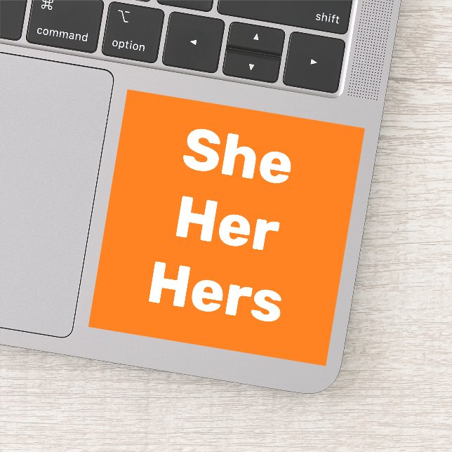 Elle Ses Pronononounes Sticker Vinyl (Détail)