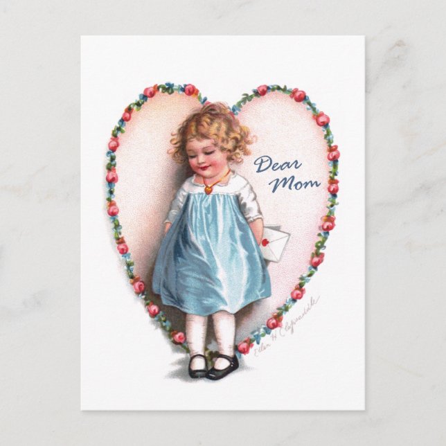 Ellen H. Clapsaddle: Dear Mom Postcard (Front)