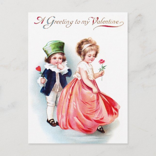 Ellen H. Clapsaddle: I love my Love Postcard (Front)