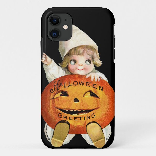 Ellen H. Clapsaddle: Little Pumpkin Boy Case-Mate iPhone Case (Back)