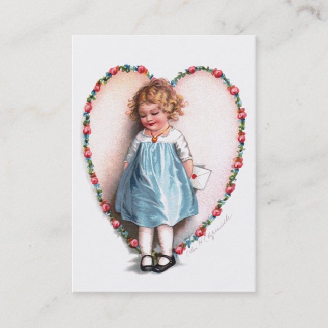 Ellen H. Clapsaddle: To The One I Love Business Card (Front)