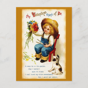 Ellen H. Clapsaddle: Valentine Boy Holiday Postcard