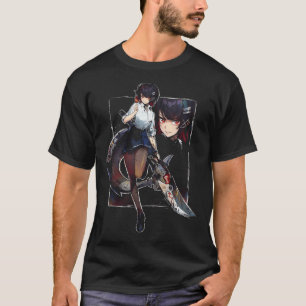 Ellen Joe ZZZ Shark Tail Scissors Maid Outfit Art T-Shirt