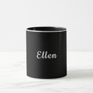 Ellen Name typography Personalized Gift Mug