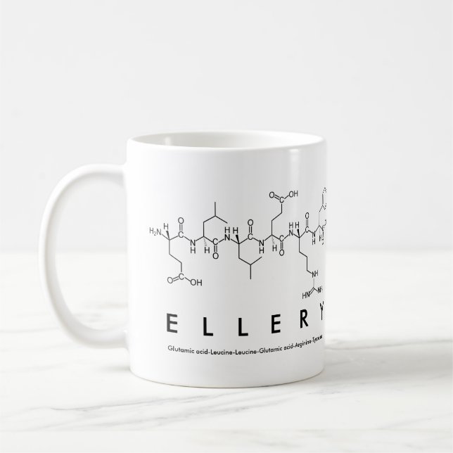 Ellery peptide name mug (Left)