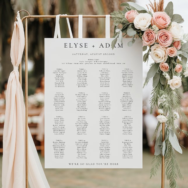 Ellesmere 16 Table + Bridal Table Seating Chart (Creator Uploaded)