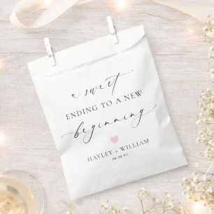 Ellesmere A Sweet Ending To A New Beginning Favour Bag