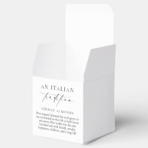 Ellesmere An Italian Tradition 5 Sugared Almonds Favor Box
