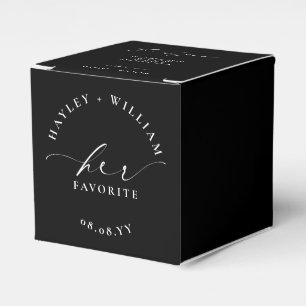 Ellesmere Black Her Favourite Favor Box