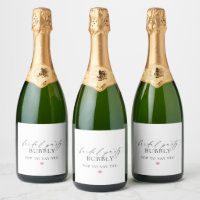 Ellesmere Bridal Party Proposal Sparkling Wine Lab