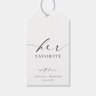 Ellesmere Her Favourite Favour Gift Tags