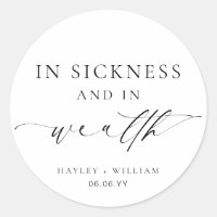 Ellesmere In Sickness and In Wealth Lotto Wedding