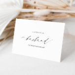 Ellesmere Letter To My Husband Wedding Day Card<br><div class="desc">The Ellesmere a letter to my husband on our wedding day card features a modern minimalist design on a white background for a clean and simple look. The script heading is an image that cannot be edited. All of the other text is fully editable. For more advanced customization of this...</div>