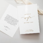 Ellesmere Letter To My Wife Wedding Day Card<br><div class="desc">The Ellesmere a letter to my wife on our wedding day card features a modern minimalist design on a white background for a clean and simple look. The script heading is an image that cannot be edited. All of the other text is fully editable. For more advanced customization of this...</div>