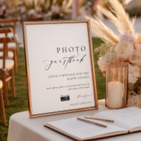Ellesmere Modern Minimal Photo Guestbook