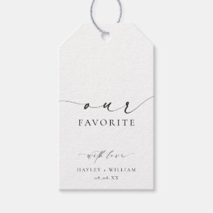 Ellesmere Our Favourite Favour Gift Tags