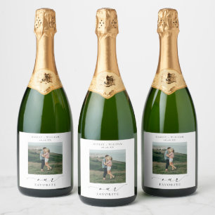 Ellesmere Our Favourite Photo Favour Sparkling Wine Label