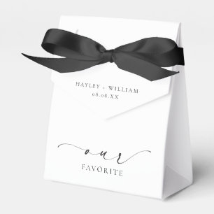 Ellesmere Our Favourite Wedding Favor Box
