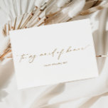 Ellesmere To My Maid Of Honour Wedding Day Foil Card<br><div class="desc">The Ellesmere wedding day card features a modern minimalist design on a white background for a clean and simple look. The script heading is an image that cannot be edited. All of the other text is fully editable. For more advanced customization of this design, simply select the "Customize It" button...</div>