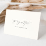 Ellesmere To My Sister Wedding Day Card<br><div class="desc">The Ellesmere wedding day card features a modern minimalist design on a white background for a clean and simple look. The script heading is an image that cannot be edited. All of the other text is fully editable. For more advanced customization of this design, simply select the "Customize It" button...</div>