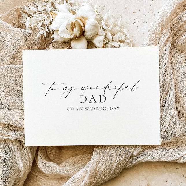 Ellesmere To My Wonderful Dad Wedding Day Card (Creator Uploaded)