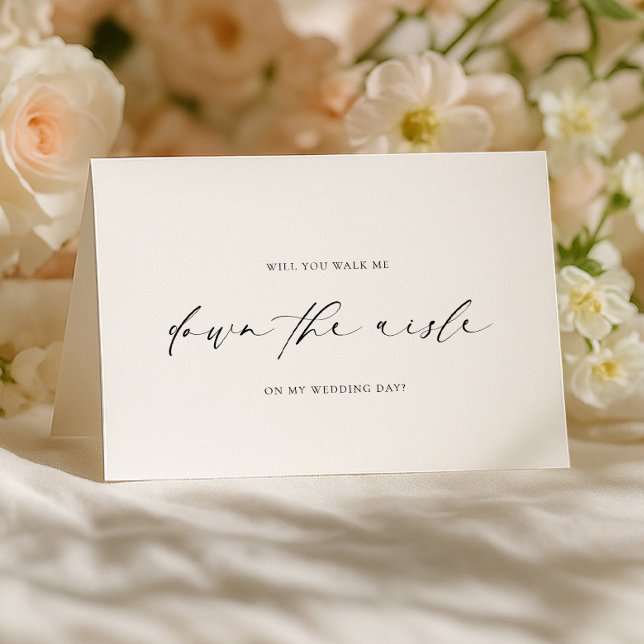 Ellesmere Walk Me Down The Aisle Proposal Card (Creator Uploaded)