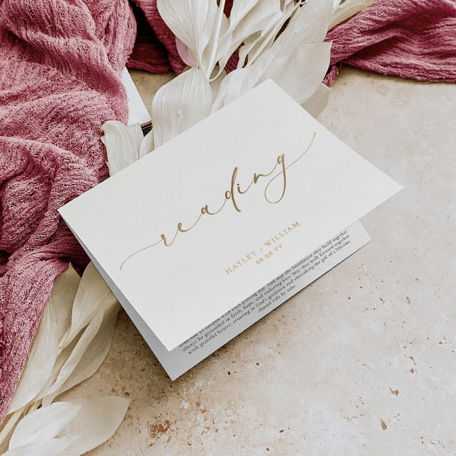 Ellesmere Wedding Reading Foil Card (Creator Uploaded)