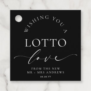 Ellesmere Wishing You A Lotto Love Wedding Favour Tags