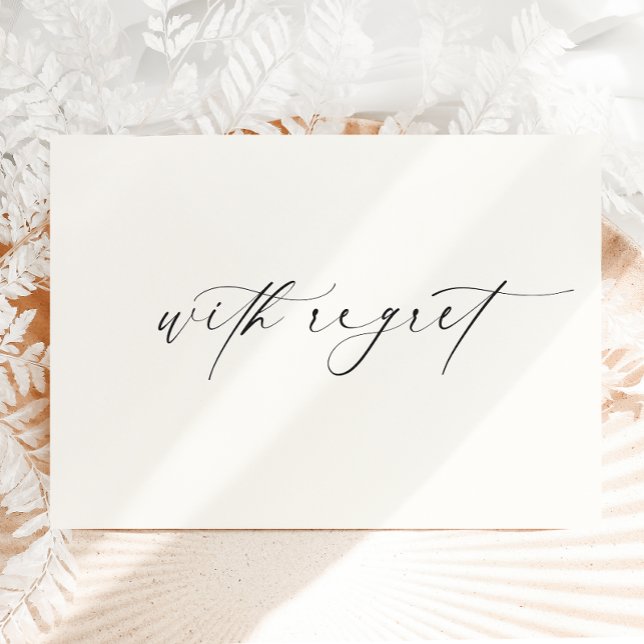 Ellesmere With Regret Sorry We Can't Make It Card (Creator Uploaded)