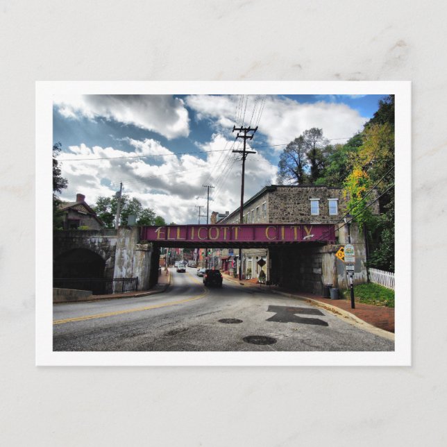 Ellicott City Postcard (Front)