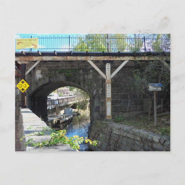 Ellicott City Railway Overpass Postcard (Front)