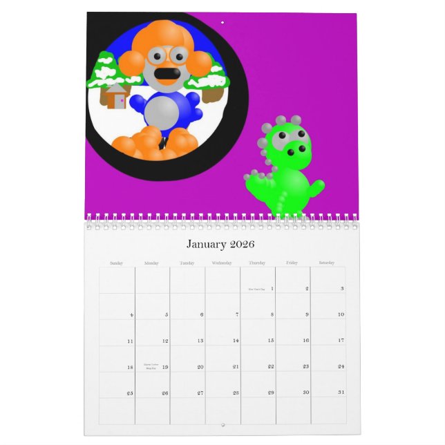 Ellie Castellanos' 2010 Wall Calendar (Jan 2026)