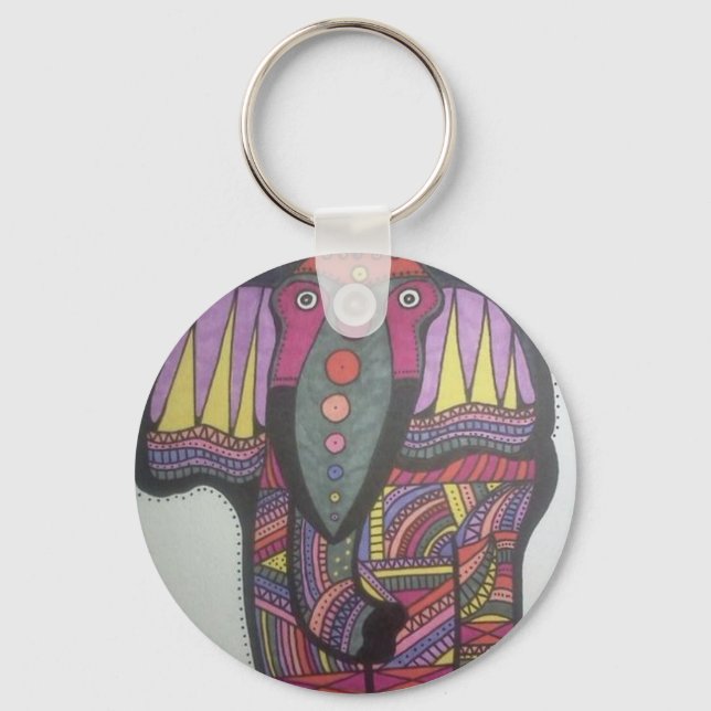 Ellie-Phant Keychain (Front)