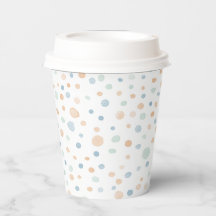 Elliot Confetti Watercolor Dots Paper Cup