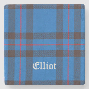 Elliot, Elliot Tartan, Elliot Clan, Elliot  Stone Coaster