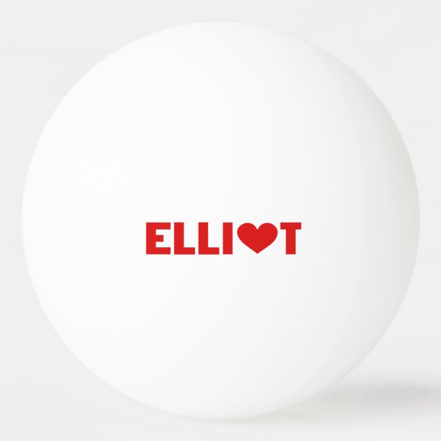 Elliot Love Ping Pong Ball (Front)