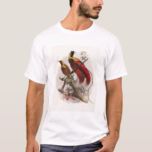 Elliot -Paradisea sanguinea - Red Bird Of Paradise T-Shirt (Front)