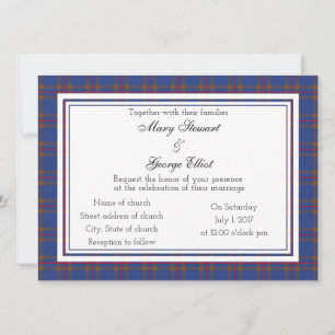 Elliot Scottish Wedding Invitation